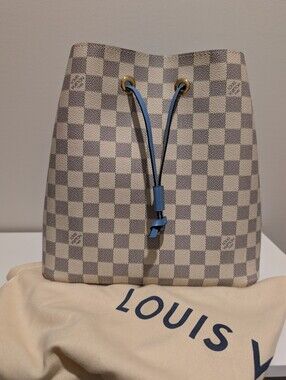 Louis Vuitton Damier Azur NéoNoé Bucket Bag – Bleu Celestial Interior